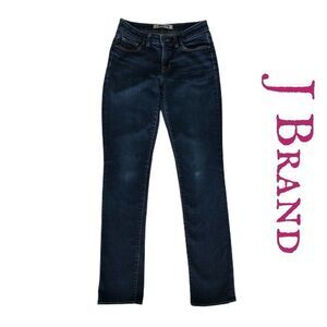 J Brand Scarlet Cigarette Dark Wash Blue Jeans Sz 29